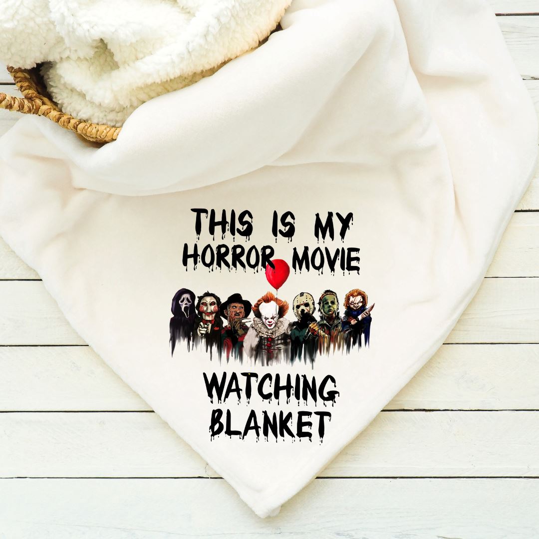 This is My Horror Movie Watching Blanket Blankets Harlow Boutique Official Online Store 